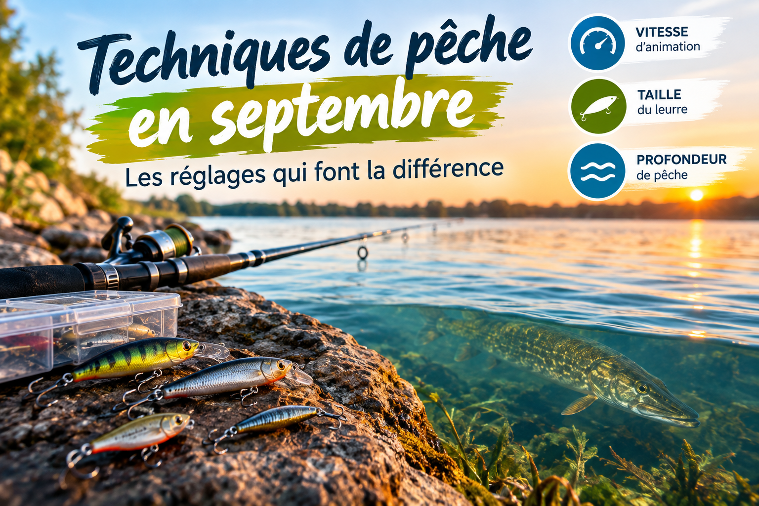 Techniques de pêche en septembre : les réglages qui font la différence